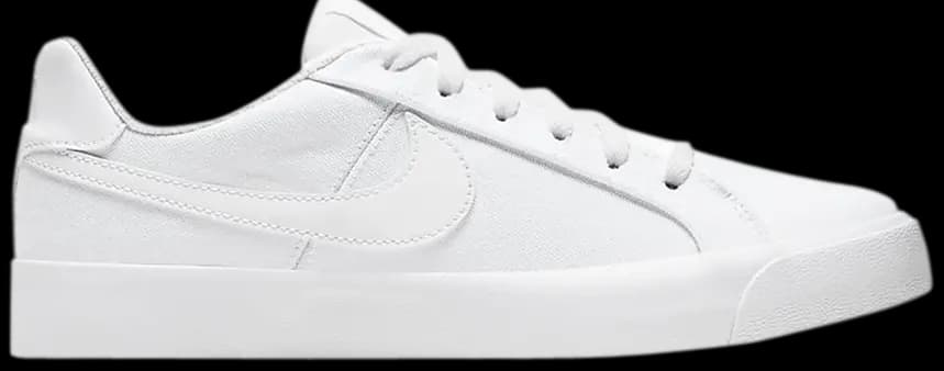 Giày Nike Court Royale AC Canvas Triple White CD5405-101 Giày Nike Court Royale AC Canvas Triple White CD5405-101