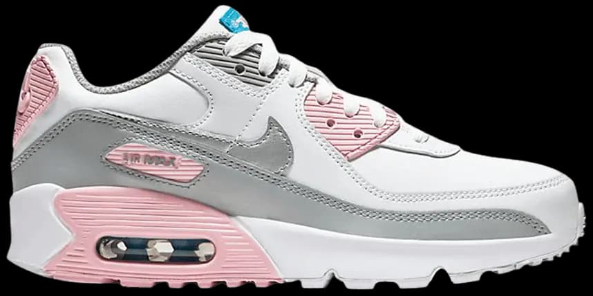 Giày Nike Air Max 90 Leather GS 'Metallic Silver Pink' CD6864-004 Giày Nike Air Max 90 Leather GS 'Metallic Silver Pink' CD6864-004