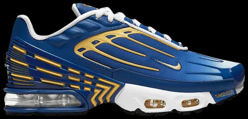 Giày Nike Air Max Plus 3 GS 'Deep Royal Topaz Gold' CD6871-402 Giày Nike Air Max Plus 3 GS 'Deep Royal Topaz Gold' CD6871-402