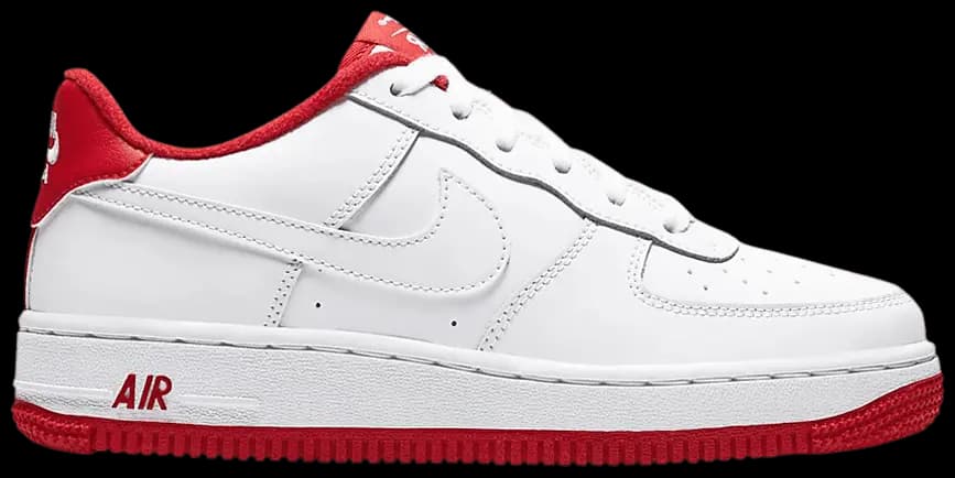 Giày Nike Air Force 1 GS 'White University Red' CD6915-101 Giày Nike Air Force 1 GS 'White University Red' CD6915-101
