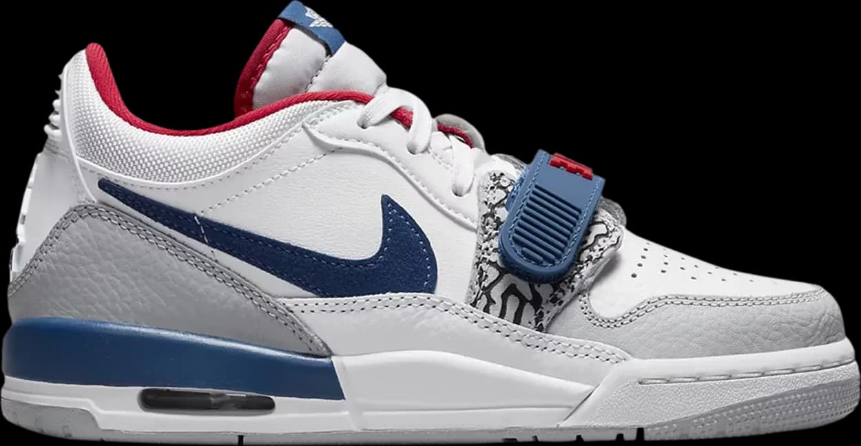 Giày Nike Air Jordan Legacy 312 Low GS 'White French Blue' CD9054-104 Giày Nike Air Jordan Legacy 312 Low GS 'White French Blue' CD9054-104
