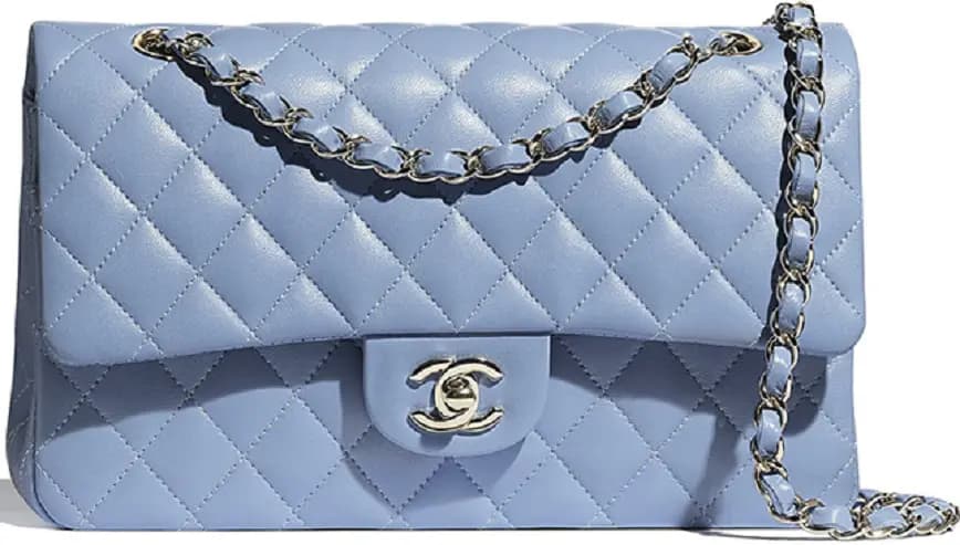 Túi Chanel Classic Handbag Lambskin Sky Blue A01112-Y04059-NA104 Túi Chanel Classic Handbag Lambskin Sky Blue A01112-Y04059-NA104