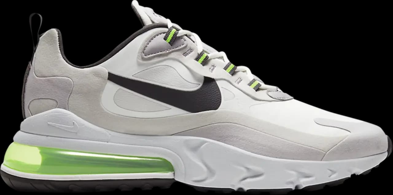 Giày Nike Air Max 270 React 'White Grey Electric Green' CI3866-100 Giày Nike Air Max 270 React 'White Grey Electric Green' CI3866-100