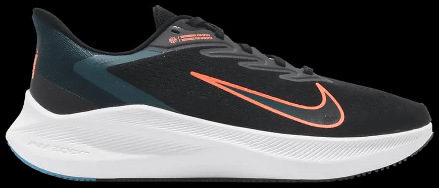 Giày Nike Air Zoom Winflo 7 'Black Atomic Orange' CJ0291-013 Giày Nike Air Zoom Winflo 7 'Black Atomic Orange' CJ0291-013