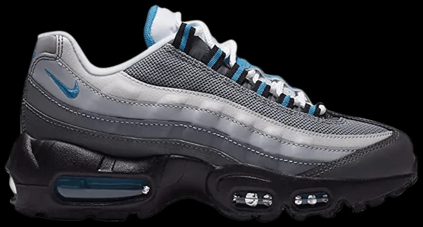 Giày Nike Air Max 95 Recraft GS Grey Laser Blue CJ3906-002 Giày Nike Air Max 95 Recraft GS Grey Laser Blue CJ3906-002