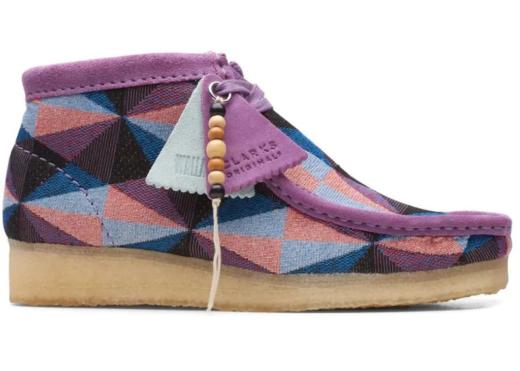 Giày Clarks Wallabee Boot 'Purple Combination' 261-64608 Giày Clarks Wallabee Boot 'Purple Combination' 261-64608