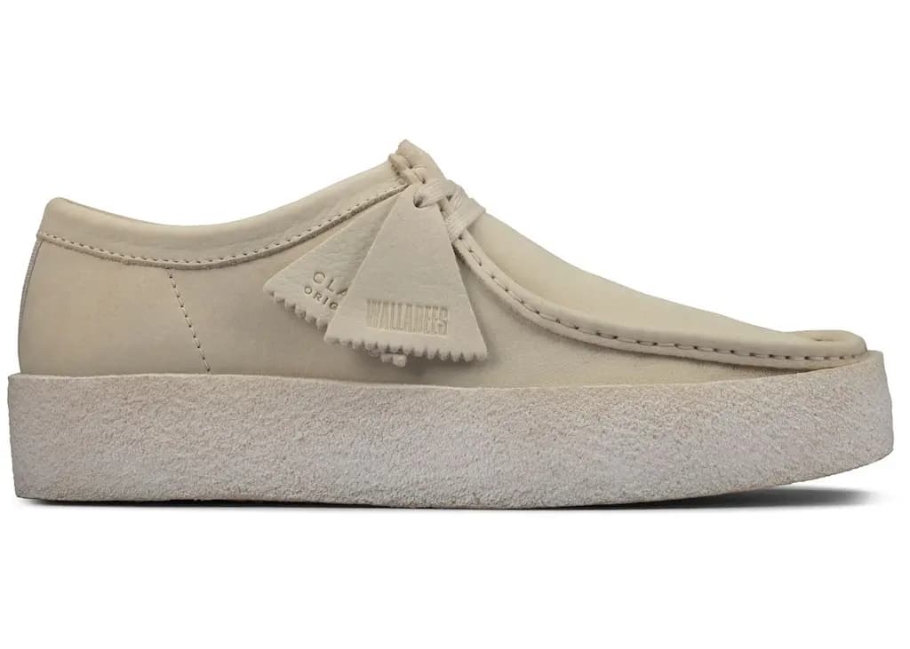 Giày Clarks Wallabee Cup 'White Nubuck' 261-58153 Giày Clarks Wallabee Cup 'White Nubuck' 261-58153