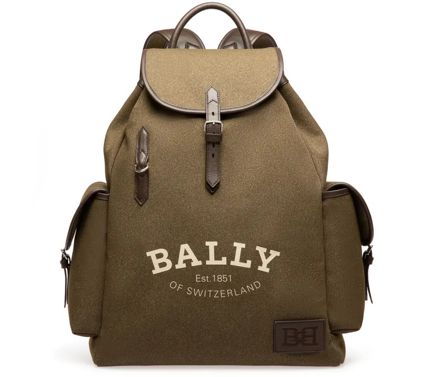 Balo Bally Clifford Linen 'Olive' 603137-25870-F009 Balo Bally Clifford Linen 'Olive' 603137-25870-F009
