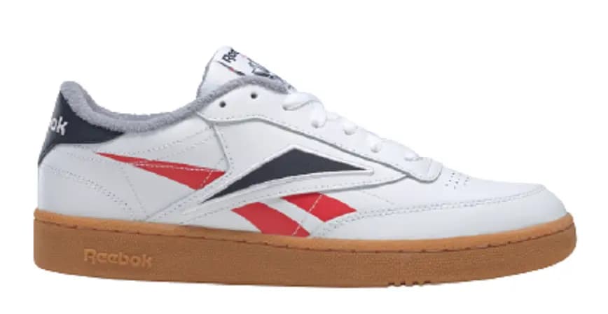 Giày Reebok Club C 85 MU 'White Scarlett Red Collegiate Navy' EG6426 Giày Reebok Club C 85 MU 'White Scarlett Red Collegiate Navy' EG6426