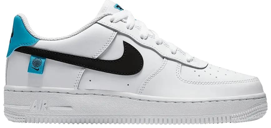 Giày Nike Air Force 1 '07 Low GS 'Worldwide Pack Blue Fury' CN8533-100 Giày Nike Air Force 1 '07 Low GS 'Worldwide Pack Blue Fury' CN8533-100