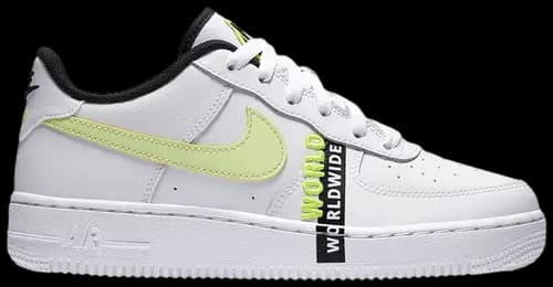 Giày Nike Air Force 1 LV8 1 GS 'Worldwide Pack Barely Volt' CN8536-100 Giày Nike Air Force 1 LV8 1 GS 'Worldwide Pack Barely Volt' CN8536-100