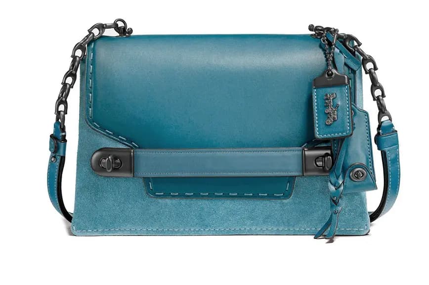 Túi Coach Swagger Chain Crossbody In Colorblock Blue 25833 BPCMB Túi Coach Swagger Chain Crossbody In Colorblock Blue 25833 BPCMB