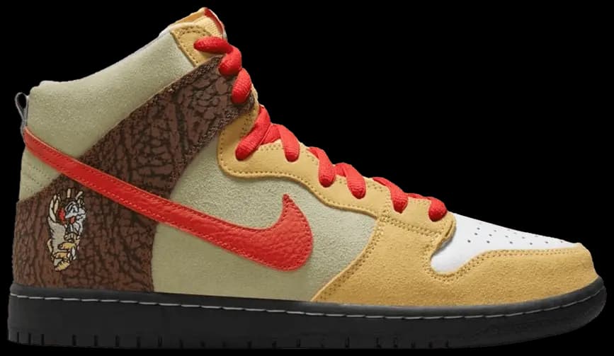 Giày Nike Color Skates x Dunk High SB 'Kebab And Destroy' CZ2205-700 Giày Nike Color Skates x Dunk High SB 'Kebab And Destroy' CZ2205-700