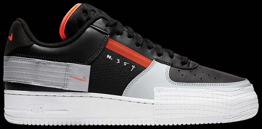 Giày Nike Air Force 1 Type Black Hyper Crimson CQ2344-001 Giày Nike Air Force 1 Type Black Hyper Crimson CQ2344-001