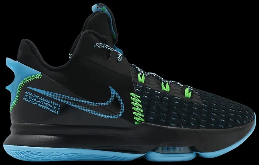 Giày Nike LeBron Witness 5 EP 'Black Light Blue Fury' CQ9381-004 Giày Nike LeBron Witness 5 EP 'Black Light Blue Fury' CQ9381-004