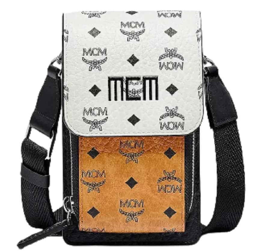 Túi MCM Crossbody Phone Case in Visetos Mix MXEBSVI04WT001 Túi MCM Crossbody Phone Case in Visetos Mix MXEBSVI04WT001