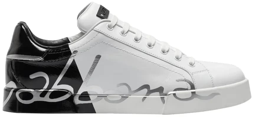 Giày Dolce & Gabbana Portofino White Black CS1520-AI053-HN821 Giày Dolce & Gabbana Portofino White Black CS1520-AI053-HN821