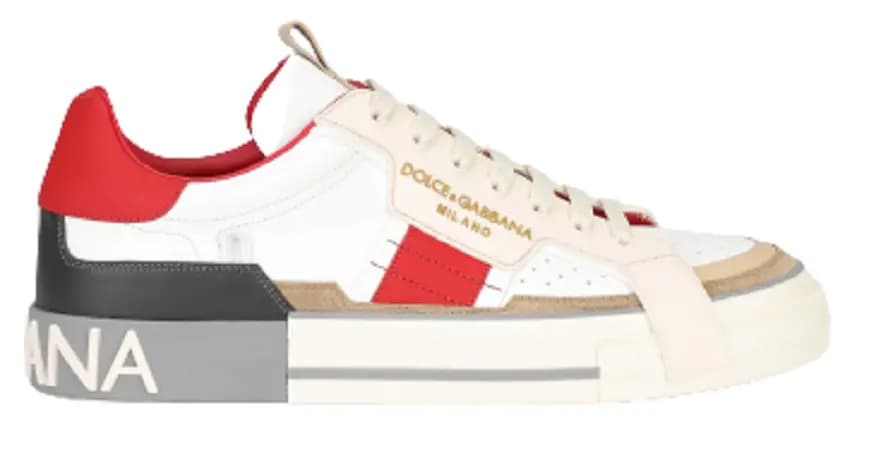 Giày D&G Calfskin Custom 2.0 With Contrasting Detail CS1863AO7548K703 Giày D&G Calfskin Custom 2.0 With Contrasting Detail CS1863AO7548K703