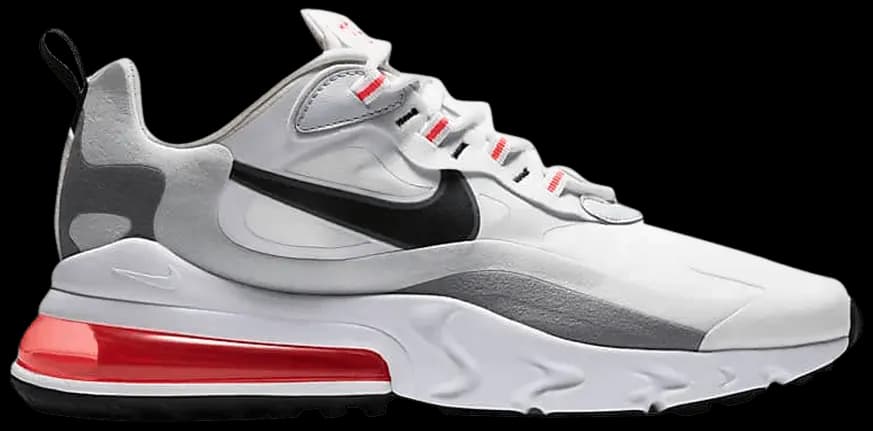 Giày Nike Air Max 270 React 'White Crimson Black' CT1280-100 Giày Nike Air Max 270 React 'White Crimson Black' CT1280-100