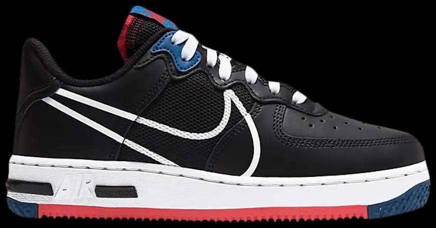 Giày Nike Air Force 1 React SU GS 'Black Gym Red' CT5117-002 Giày Nike Air Force 1 React SU GS 'Black Gym Red' CT5117-002