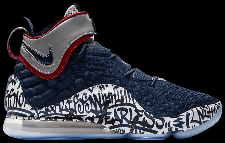 Giày Nike LeBron 17 EP 'LeBron 4 Cold Blue Graffiti' CT6052-400 — kich-thuoc: 39 Giày Nike LeBron 17 EP 'LeBron 4 Cold Blue Graffiti' CT6052-400 — kich-thuoc: 39
