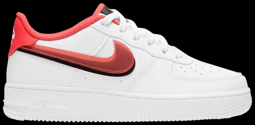 Giày Nike Air Force 1 LV8 GS 'Double Swoosh Bright Crimson' CW1574-101 Giày Nike Air Force 1 LV8 GS 'Double Swoosh Bright Crimson' CW1574-101