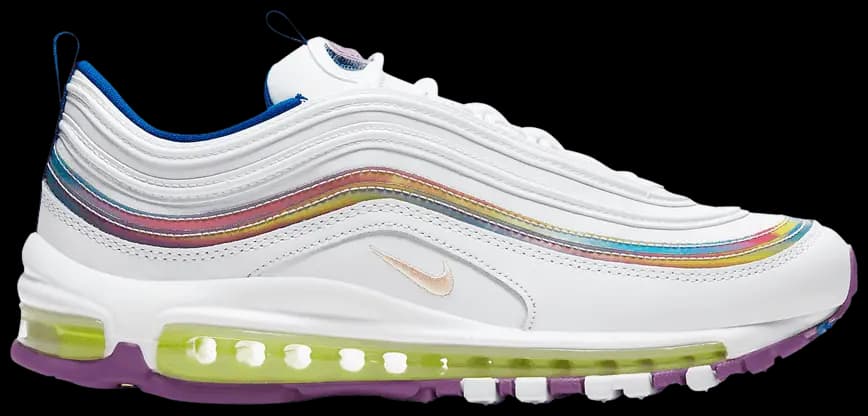 Giày Nike Wmns Air Max 97 SE 'White Iridescent Stripes' CW2456-100 Giày Nike Wmns Air Max 97 SE 'White Iridescent Stripes' CW2456-100