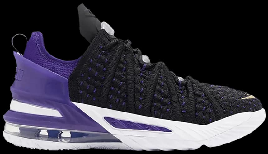 Giày Nike LeBron 18 GS 'Lakers' CW2760-004 Giày Nike LeBron 18 GS 'Lakers' CW2760-004