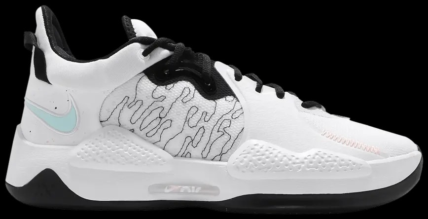 Giày Nike PG 5 EP 'White Black' CW3146-100 — kich-thuoc: 40 Giày Nike PG 5 EP 'White Black' CW3146-100 — kich-thuoc: 40