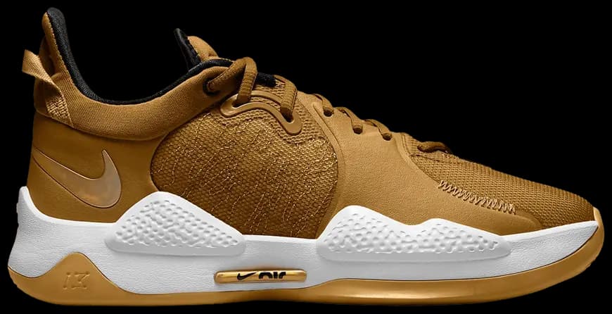 Giày Nike PG 5 EP 'Wheat Metallic Gold' CW3146-700 Giày Nike PG 5 EP 'Wheat Metallic Gold' CW3146-700