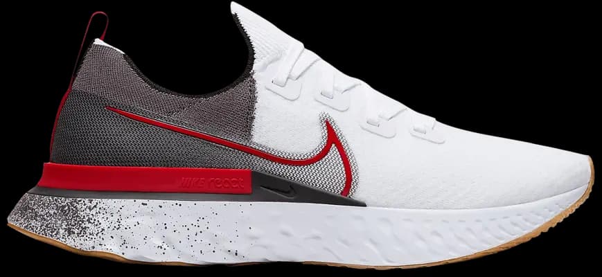 Giày Nike React Infinity Run Flyknit 'White University Red' CW5245-100 Giày Nike React Infinity Run Flyknit 'White University Red' CW5245-100