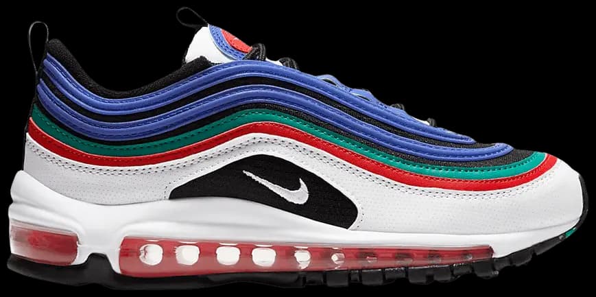 Giày Nike Air Max 97 GS 'White Multi' CW7013-100 Giày Nike Air Max 97 GS 'White Multi' CW7013-100