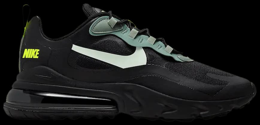 Giày Nike Air Max 270 React 'Black Volt' CW7474-001 Giày Nike Air Max 270 React 'Black Volt' CW7474-001