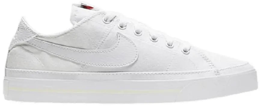 Giày Nike Wmns Court Legacy Canvas 'Triple White' CZ0294-100 — kich-thuoc: 38.5 Giày Nike Wmns Court Legacy Canvas 'Triple White' CZ0294-100 — kich-thuoc: 38.5