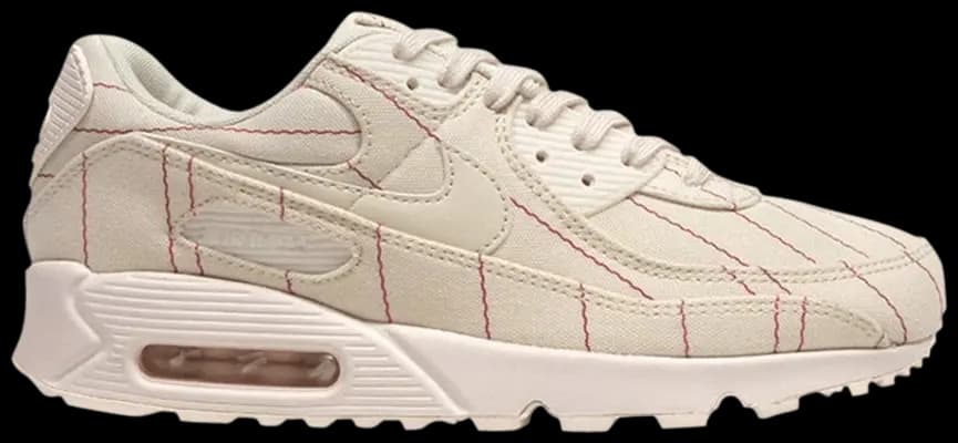 Giày Nike Air Max 90 'Pinstripes Natural Chili Red' CZ5593-100 Giày Nike Air Max 90 'Pinstripes Natural Chili Red' CZ5593-100