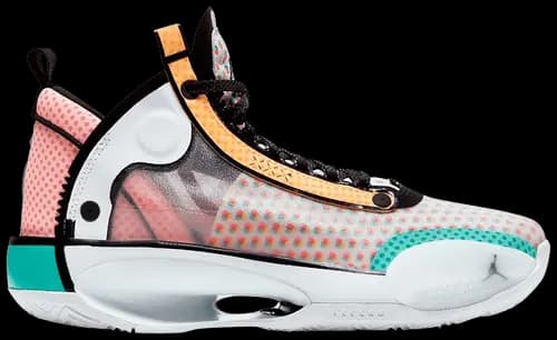 Giày Nike Air Jordan 34 GS 'Guo Ailun' CZ7743-100 Giày Nike Air Jordan 34 GS 'Guo Ailun' CZ7743-100
