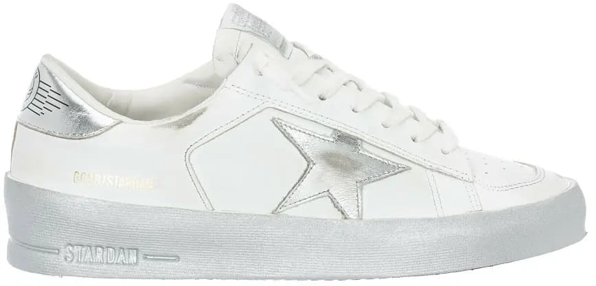 Giày Golden Goose Stardan 'White Silver' GWF00128 F002187 80185 Giày Golden Goose Stardan 'White Silver' GWF00128 F002187 80185