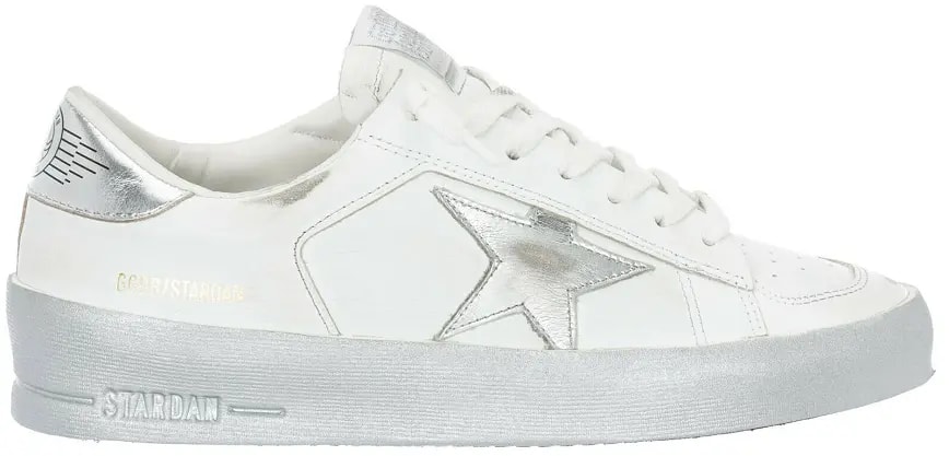 Giày Golden Goose Stardan 'White Silver' GWF00128 F002187 80185 — kich-thuoc: lien-he-order Giày Golden Goose Stardan 'White Silver' GWF00128 F002187 80185 — kich-thuoc: lien-he-order
