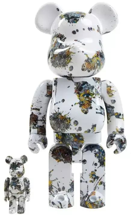 Mô Hình Bearbrick Jackson Pollock Splash 100% + 400% & 1000% Mô Hình Bearbrick Jackson Pollock Splash 100% + 400% & 1000%