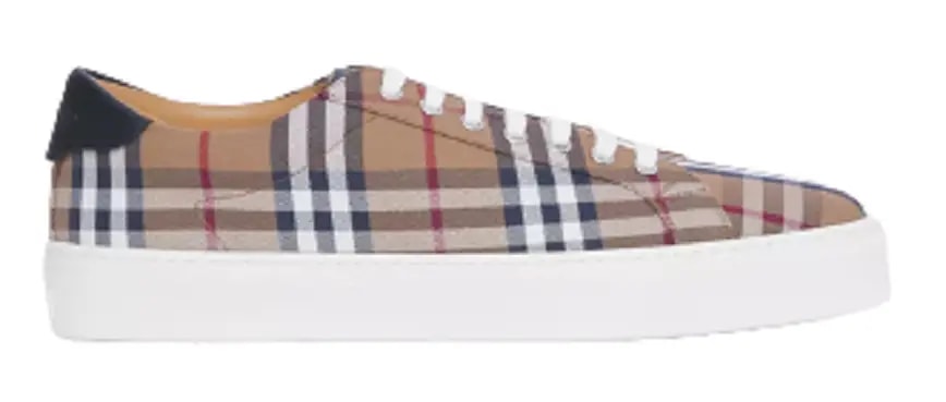 Giày Burberry Check Cotton Leather 'Birch Brown' 80481561 — kich-thuoc: lien-he-order Giày Burberry Check Cotton Leather 'Birch Brown' 80481561 — kich-thuoc: lien-he-order