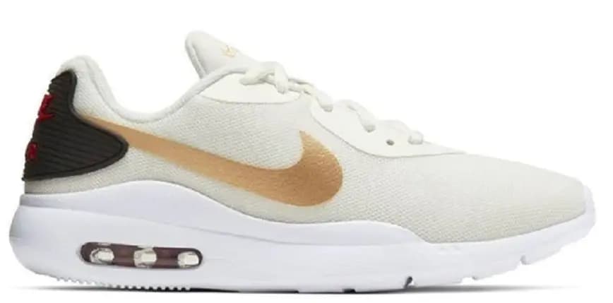 Giày Nike Air Max Oketo Women's 'White Gold Red' AQ2231-105 Giày Nike Air Max Oketo Women's 'White Gold Red' AQ2231-105