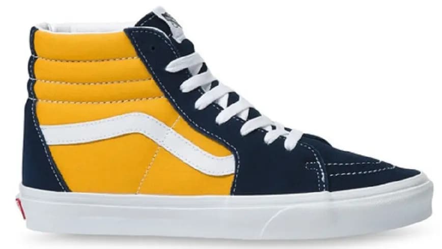 Giày Vans Sk8-Hi 'Navy Yellow' VN0A32QG4PL Giày Vans Sk8-Hi 'Navy Yellow' VN0A32QG4PL