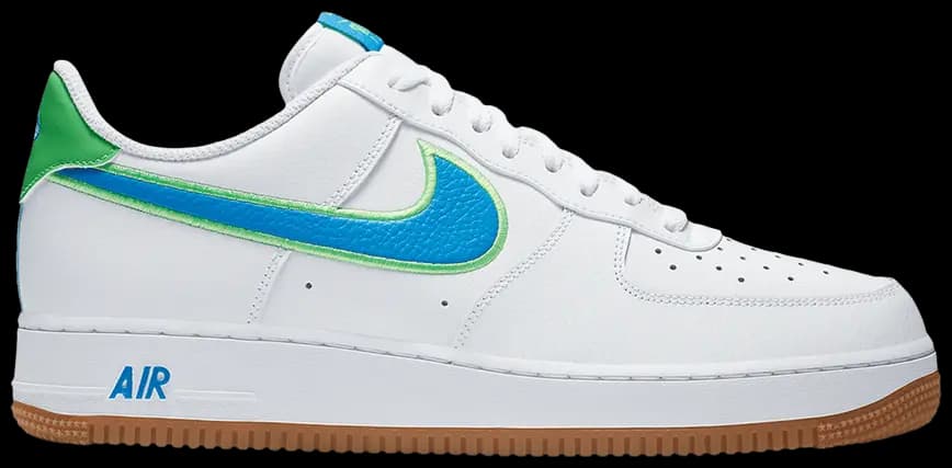 Giày Nike Air Force 1 Low 'White Bright Blue Green' DA4660-100 Giày Nike Air Force 1 Low 'White Bright Blue Green' DA4660-100
