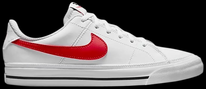 Giày Nike Court Legacy GS 'White University Red' DA5380-105 — kich-thuoc: 38.5 Giày Nike Court Legacy GS 'White University Red' DA5380-105 — kich-thuoc: 38.5