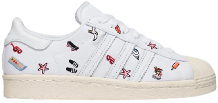Giày Adidas Superstar 80S W 'Summer Beach' BZ0650 — kich-thuoc: 37 1/3 Giày Adidas Superstar 80S W 'Summer Beach' BZ0650 — kich-thuoc: 37 1/3