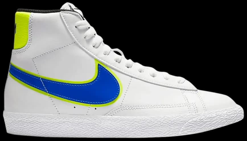 Giày Nike Blazer Mid GS 'Racer Blue Volt' DB4677-100 Giày Nike Blazer Mid GS 'Racer Blue Volt' DB4677-100
