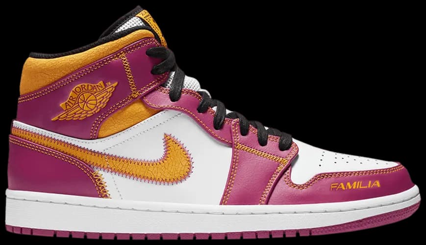 Giày Nike Air Jordan 1 Mid Day of the Dead 'Día de Muertos' DC0350-100 Giày Nike Air Jordan 1 Mid Day of the Dead 'Día de Muertos' DC0350-100