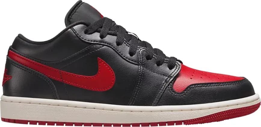 Giày Nike Air Jordan 1 Low 'Bred Sail' DC0774-061 Giày Nike Air Jordan 1 Low 'Bred Sail' DC0774-061