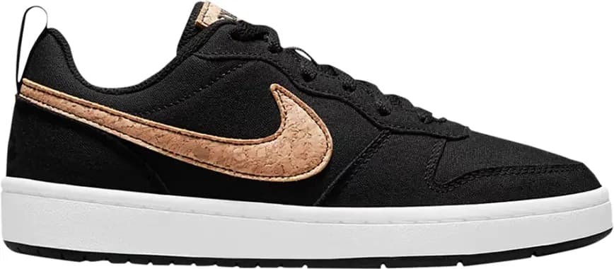 Giày Nike Court Borough Low 2 Canvas GS 'Black Cork' DC7949-001 Giày Nike Court Borough Low 2 Canvas GS 'Black Cork' DC7949-001