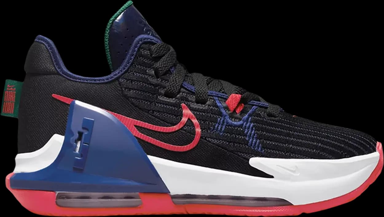 Giày Nike LeBron Witness 6 GS 'Black Royal Siren Red' DD0423-005 Giày Nike LeBron Witness 6 GS 'Black Royal Siren Red' DD0423-005